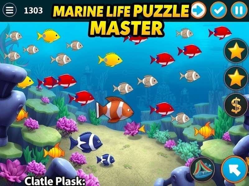 Marine Life Puzzle Master Gameplay Screenshot